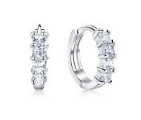 CZ Stone Huggies Earring STHG-04